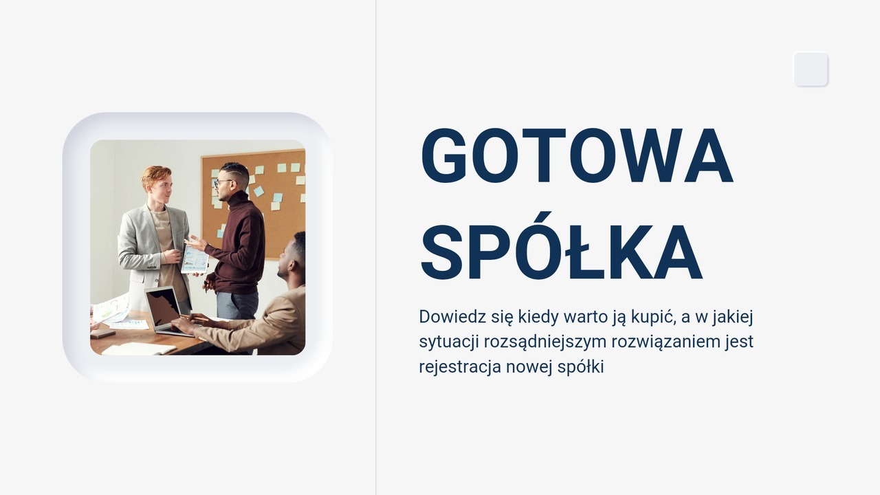 Gotowa spółka Kraków