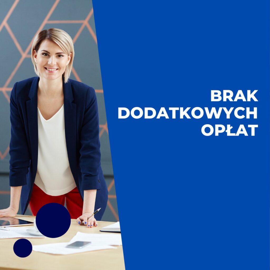 Brak dodatkowych opłat