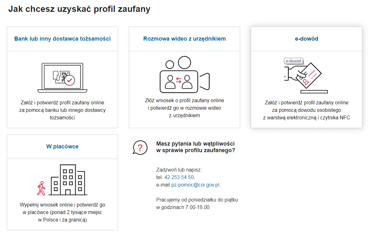 Metody potwierdzenia profilu zaufanegopng